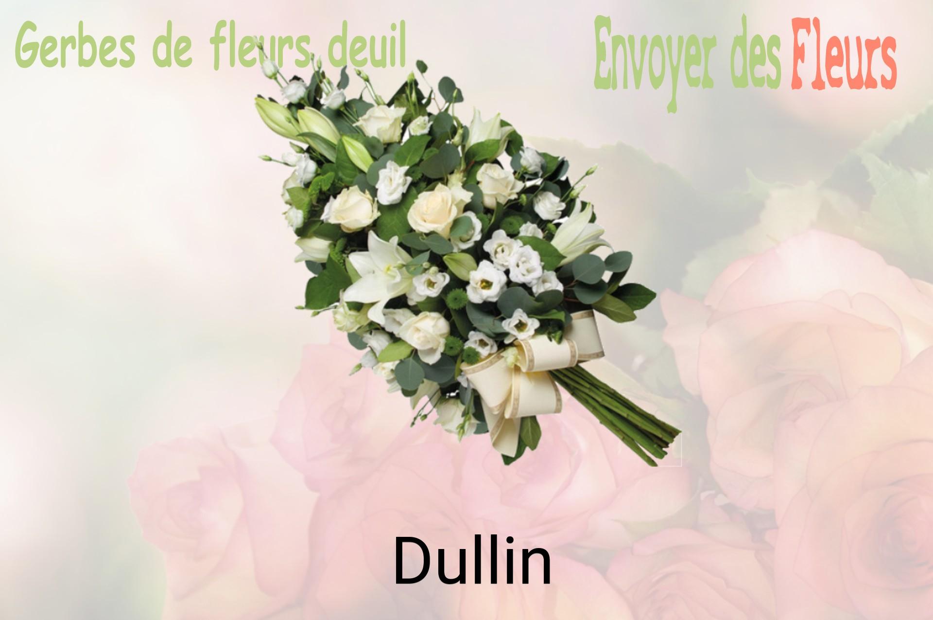 Gerbe de fleurs de deuil livrée à Dullin